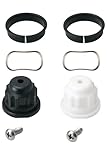 97556 Handle Adapter Kit Compatible with Moen Monticello Centerset, Mini Widespread, and Roman Tub Faucets – Hot and Cold Handles Included
