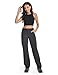 Moosehill Women's Hiking Pants Lightweight Quick Dry Water Resistant Cargo Travel Work Summer Pants for All Seasons (Dark Grey,8)