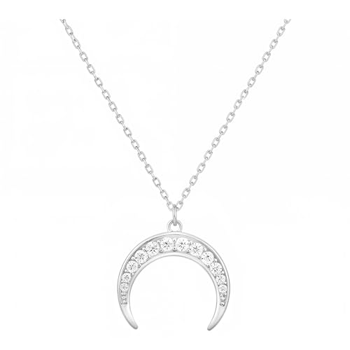 Collier lune en argent 925 Sofia Milani avec oxydes de zirconium pour femme 50258