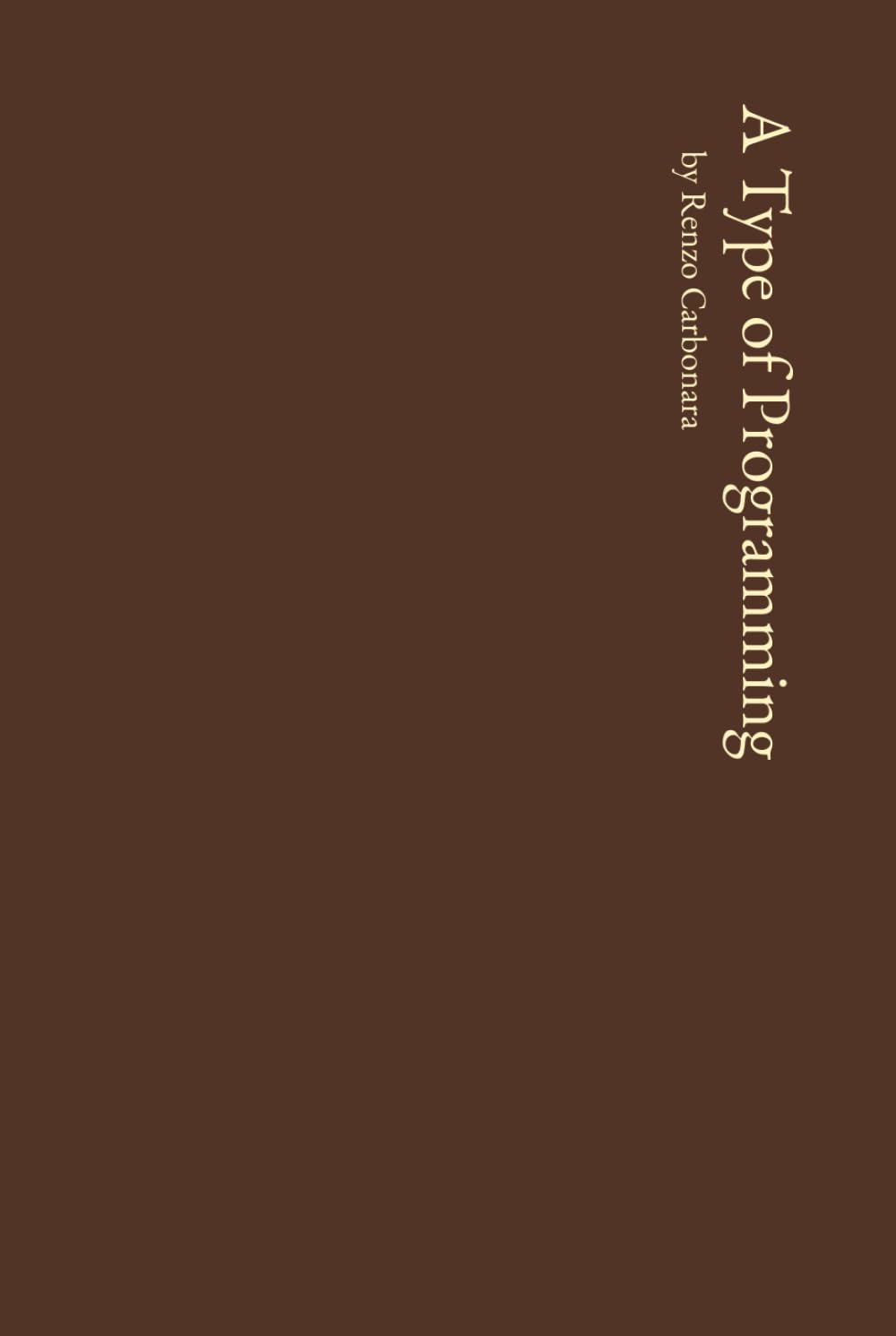 A Type of Programming