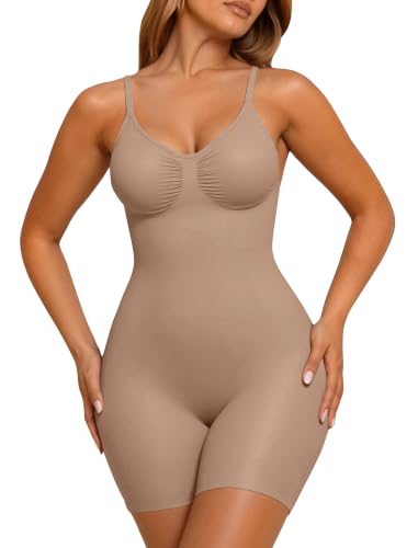 JEKAOYI Women's Shapewear Bodysuit Mid Thigh Tummy Control Body Shaper - image 1