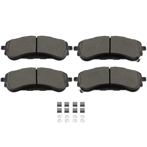 Image of SCITOO D2208 Rear Ceramic Brake Pads Sets w /Hardware Replacement For Ford For Ranger 2019-2023