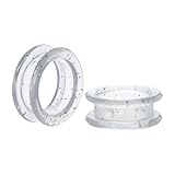 5 anillos de silicona para el cuidado de mascotas, anillos protectores de dedos para corte de pelo y diseño de peinado, adecuados para tijeras y duraderos yzG811 (plata, 0,8 x 2,4 cm)
