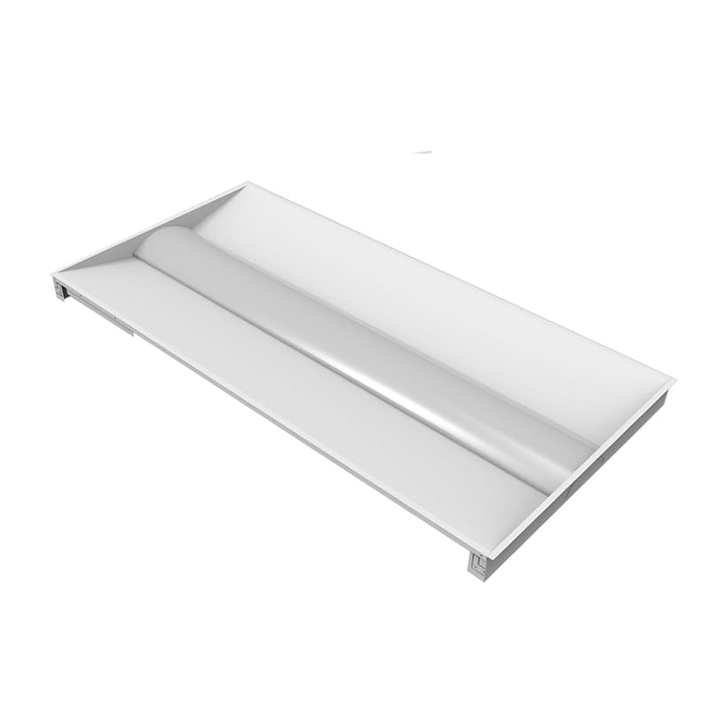 Generic 2x4 LED Retrofit Kit Troffer Center Basket Panel, 4000K Soft White, 40W, 0-10V Dimmable, UL Listed, 5200 Lumens, Tool-Free Assembly On Site, 2-Pack, CLS-RKPD24DLB-40WB(50P)