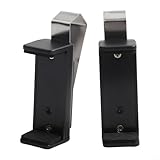 2 clip di supporto per aletta parasole per auto, per telecomando della porta del garage, regolabile, larghezza 45-67 mm, in plastica ABS, si adatta alla maggior parte dei telecomandi aftermarket, nero