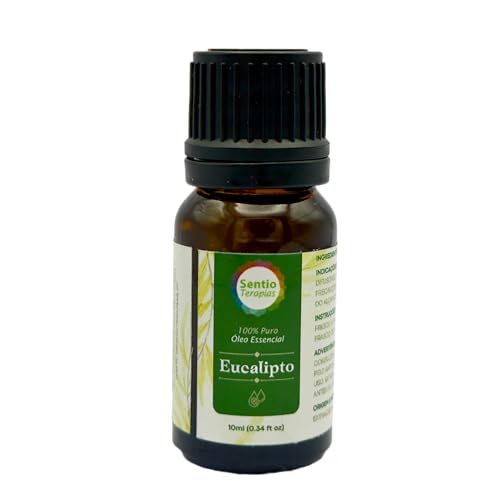 Aceite Esencial de Eucalipto 100% Puro – 10 ml | Aroma Refrescante y Purificante | Origen España – Sentio Terapias