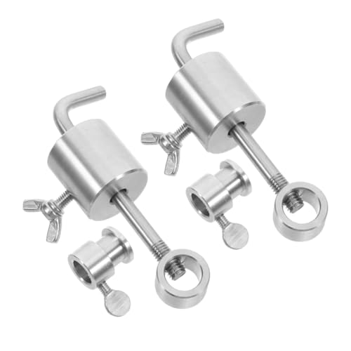 KAILIKETIY 2個ステンレス製ロティサリー配重ブロック スピットロッド 串焼き用バランス 頑丈な重りで安定したグリル調理補助器具 アウトドア