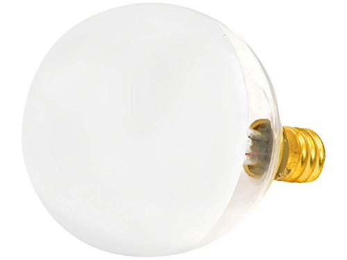 Bulbrite 25G16HM Half Chrome 25W Globe Shape Bulb