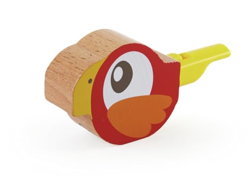 Hape Toys Red Bird-Call Whistle, Gift for Kids