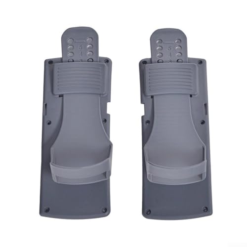 Comgooldool Pedales de pie para máquina de remo, para Concept 2 Modelo D/E y Powerfun 500/550, ejercicio de plástico ajustable, accesorios de equipo, 33 x 12,5 cm, negro, un par