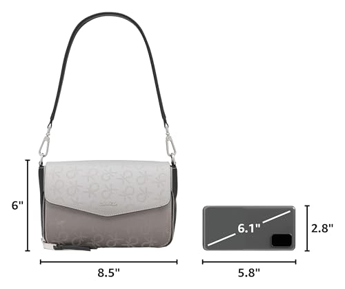 Image of Calvin Klein Women's Ava Novelty Demi Shoulder Bag