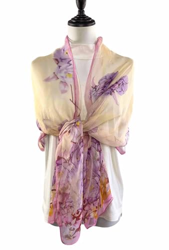 Xyueanlo Scarfs for Women Fashion Scarves Print Pattern Lightweight Sunscreen Scarf Wraps Shawls4