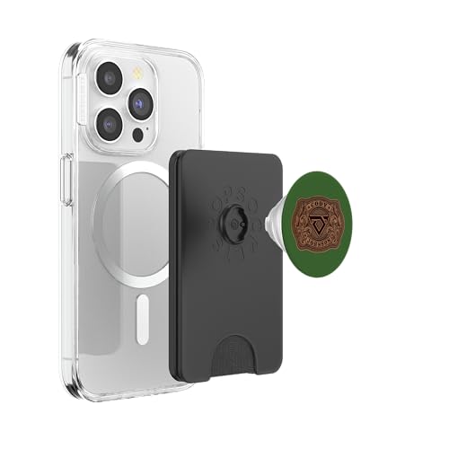 Hebilla de Cuero Cody Johnson PopSockets elegante cartera MagSafe 3