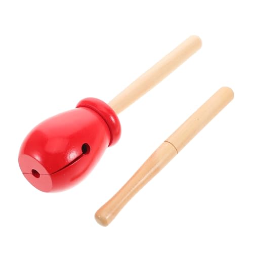ERINGOGO 木製 拍子木 伝統楽器 手持ちパーカッション 子供大人用 リズム練習 音楽トレーニング用 木製クラッパー ハンドベル 演奏会 舞台芸術対応
