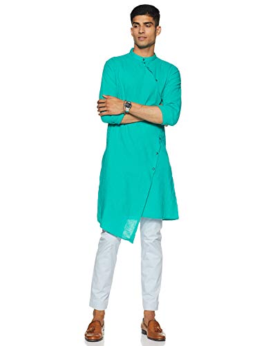 Image of THE INDIAN GARAGE CO Men's Cotton Slim Fit Kurta