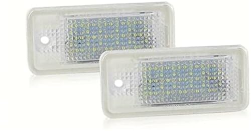 Luces de matrícula para Audi A3 y A4 B6 con tecnología de alta luminosidad blanca