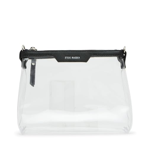 Steve Madden Womens Dominic Clear Pouch With Card Case Gift Set4