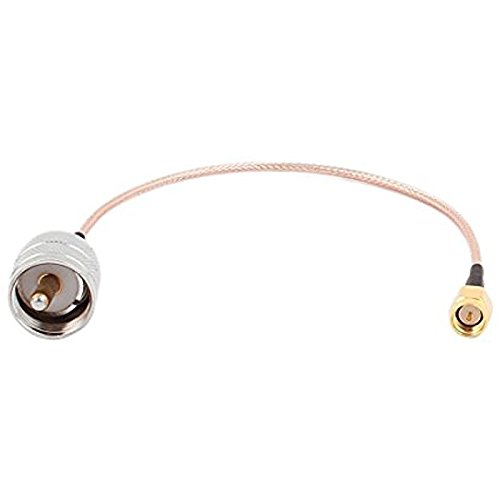 Handheld Antenna Cable SMA Male to UHF PL-259 Male Adapter Pigtail Jumper Coax Cable RG316 for Wireless 15cm Ships from USA