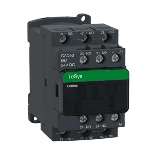 Relais CAD50BDC DC24V 5NO pour commande de moteur et boucle de contrôle industrielle