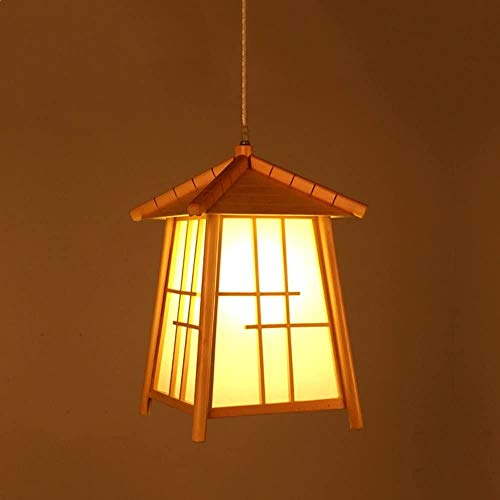 Lustre E27 en bois massif noble et acrylique de haute qualité