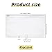 SUPERFINDINGS 45Pcs A6 Binder Pockets 10.4x17.8cm/4.1x7 inch 6 Holes Zipper Pouch Folders Clear PVC Budget Envelopes Planner Inserts for Notebook Planner Inserts Budget Binder Pouch Filing Bags