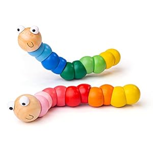 Bigjigs Toys Wooden Wiggly Worm (2 ...