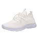 Soft Knit Lace Up Sneakers for Women All Day Comfort Non Slip Casual Lightweight Footwear with Arch Support for Gym Travel Commute Errands Weekend Outings Daily Fashion Spring Outdoor Wear Beige