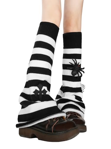Image of Lebaley Kawaii Leg Warmers Y2K Harajuku Legs Warmer for Girls Women Lolita Accessorie Gothic Long Sock Winter Ankle Warmers