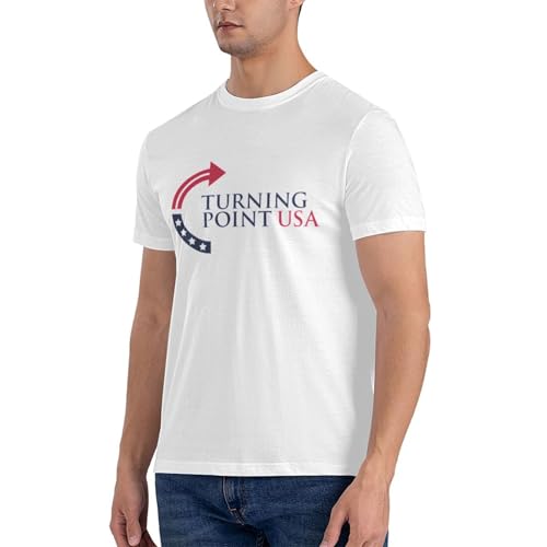 Turning Point USA Tpusa T-Shirt Men's Short Sleeve Crew Neck Cotton Shirt4