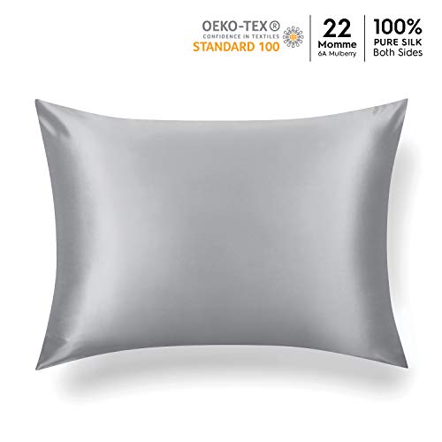 Tafts 22 Momme 100% Pure Mulberry Silk Pillowcase for Hair and Skin, Hypoallergenic