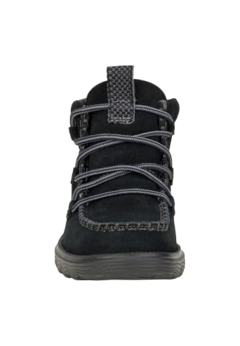 HEYDUDE Women's Reyes Suede Ankle Boot, Black/Black Size 12 |Water Repellant - image 6