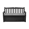 Keter Gartenbank und Kissenbox Eden, Graphit, 265L