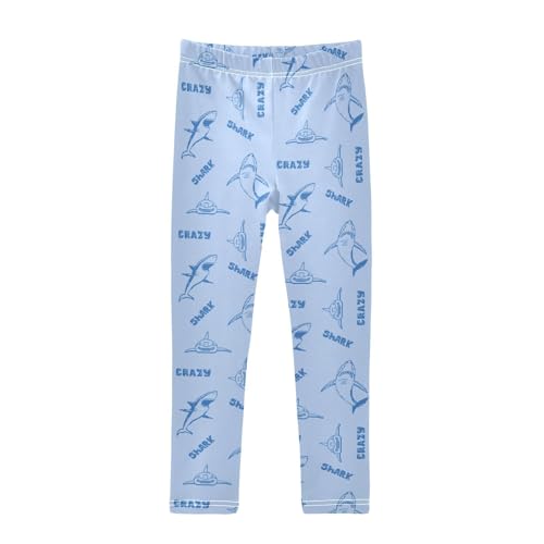 Girls Leggings Shark Fish Toddler Girls Clothes Leggings for Girls Toddler Girls Leggings 3-4T
