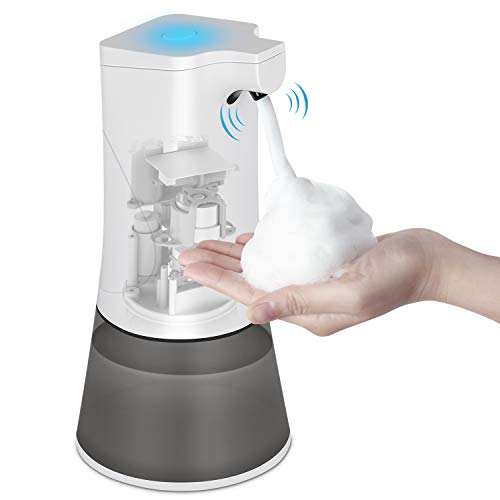 SUMITU Automatic Foaming Soap Dispenser, Alcohol Dispenser USB Charging Waterproof Infrared Motion Sensor