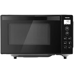 TOSHIBA ER-S17ZB (K) Microwave, 3.7 gal (17 L), Vertical Opening, Single Function, Flat Table, Microwave, Backlit LCD, Living Alone, Lunch, Thaw/Warm, 900 W Time, Simple Button, Easy Operation, Black, New Life, Hertz Free