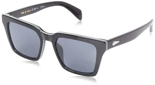 Lunettes RAG & BONE RNB5054 noir 52 mm : l'élégance intemporelle d'un accessoire quotidien chic