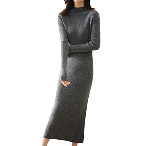 Robe en laine tricotée femme idéale pour vos sorties chics en hiver