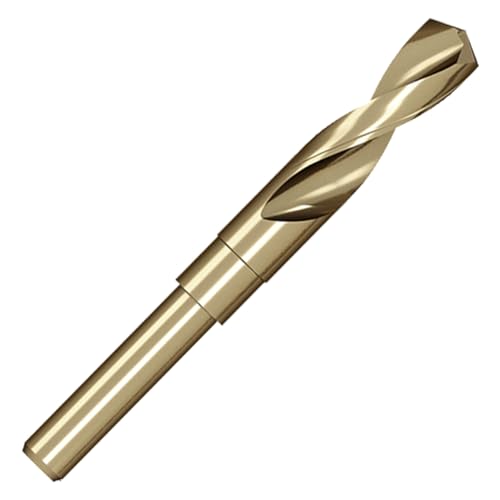 Meccion HSS-Co Punta per Metallo, Punta da Trapano a Torsione con 17mm Diametro Gambo per Metallo, Acciaio Inox, Alluminio, Non Ferrosi Ecc.