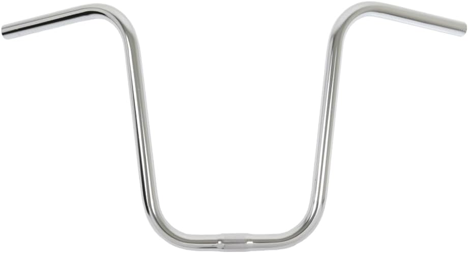 OG Lowrider Classic U Steel Handlebars 11” 13” 15” Rise – 25.4mm Clamp Chopper Cruiser Bike Bars, Chrome Black Gold White for Lowrider Bicycles (Gold, 15”)