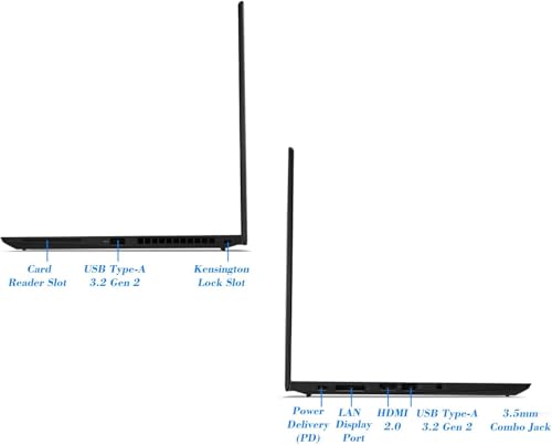 Image of Lenovo ThinkPad T14s Gen 2 Business Laptop, 14 inch FHD Display, AMD Ryzen 7 Pro 5850U, 16GB RAM, 1TB PCIe SSD, Webcam, Backlit KB, Fingerprint Reader, Wi-Fi 6, Windows 11 Pro, Black
