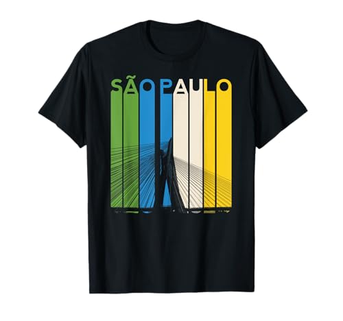 Sao Paulo Brasil Puente Río De Janeiro Ciudad Urbana Brasileña Camiseta