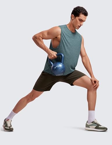 CRZ YOGA Mens Lightweight Muscle Workout Tank Tops Quick Dry Large Armhole Sleeveless Running Athletic Shirts Top4