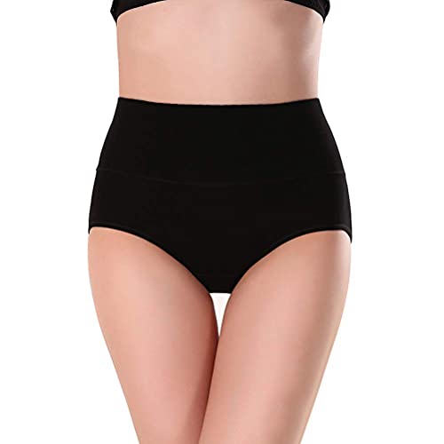 Image of UMMISS Womens Underwear,Cotton High Waist Underwear for Women Full Coverage Soft Comfortable Briefs Panty Multipack