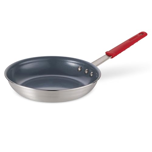 Image of Tramontina Professional 10-Inch Ceramic Non Stick Frying Pan, Heavy-Gauge Aluminum Skillet with Nonstick Coating, Dishwasher and Oven Safe, Gray