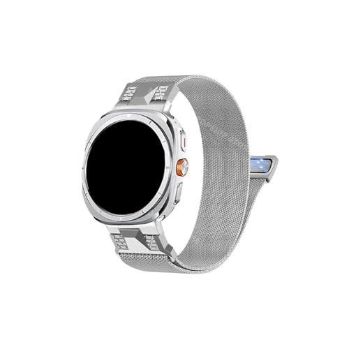 Bracelet montre boucle milanaise Samsung Galaxy Watch Ultra 47mm acier inoxydable