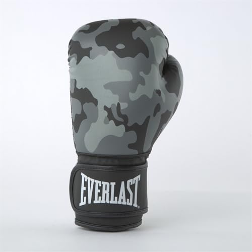 Gants de boxe Spark Everlast robustes 14 oz aux finitions soignées en gris