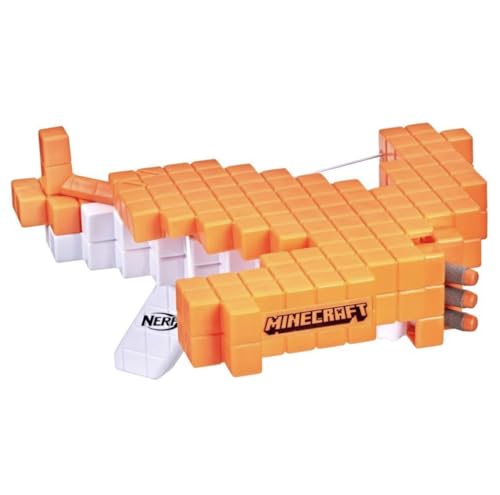 Nerf Minecraft arbalète à fléchettes Pillager' Crossbow inclut 3 fléchettes Nerf Elite Tire comme Une Vraie arbalète - vue 6