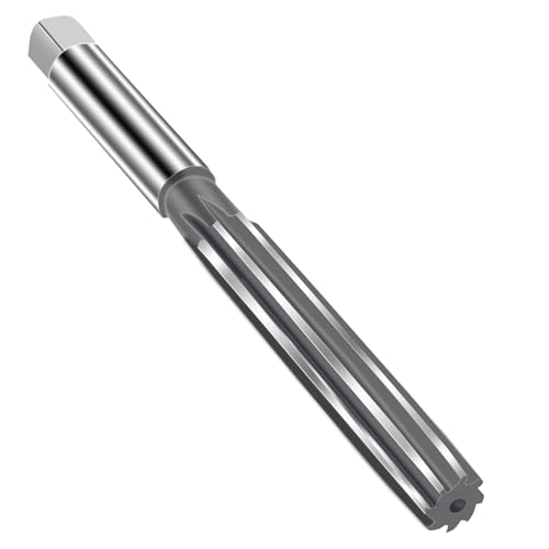 1Pcs Alloy Tool Steel Manual Reamer 1/2 "inch (H8) Straight Groove Metal Reamer, Suitable for Expanding Holes, Removing Burrs, and Improving Hole Accuracy