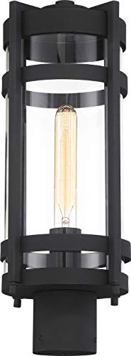 Nuvo 60/6575 Tofino 1 Light Post Lantern,Textured Black #TOP2