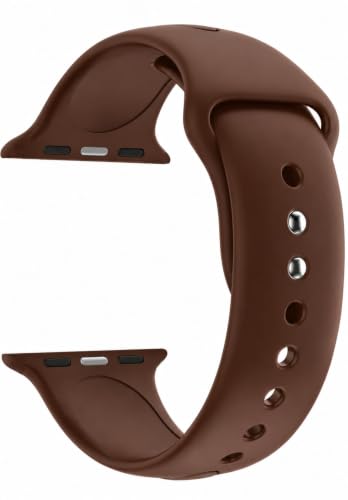 Image of TechMount Compatible with Apple Watch Straps 42mm 44mm 45mm 49mm Soft Silicone Luxury Sport Band Strap Compatible With Apple Watch Ultra Series 8 7 6 5 4 3 2 1 SE (NOT FIT WITH 38MM, 40MM,41MM)